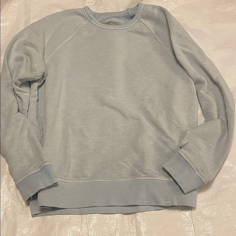 Outerknown Men's Soft Blue Crewneck Sweater